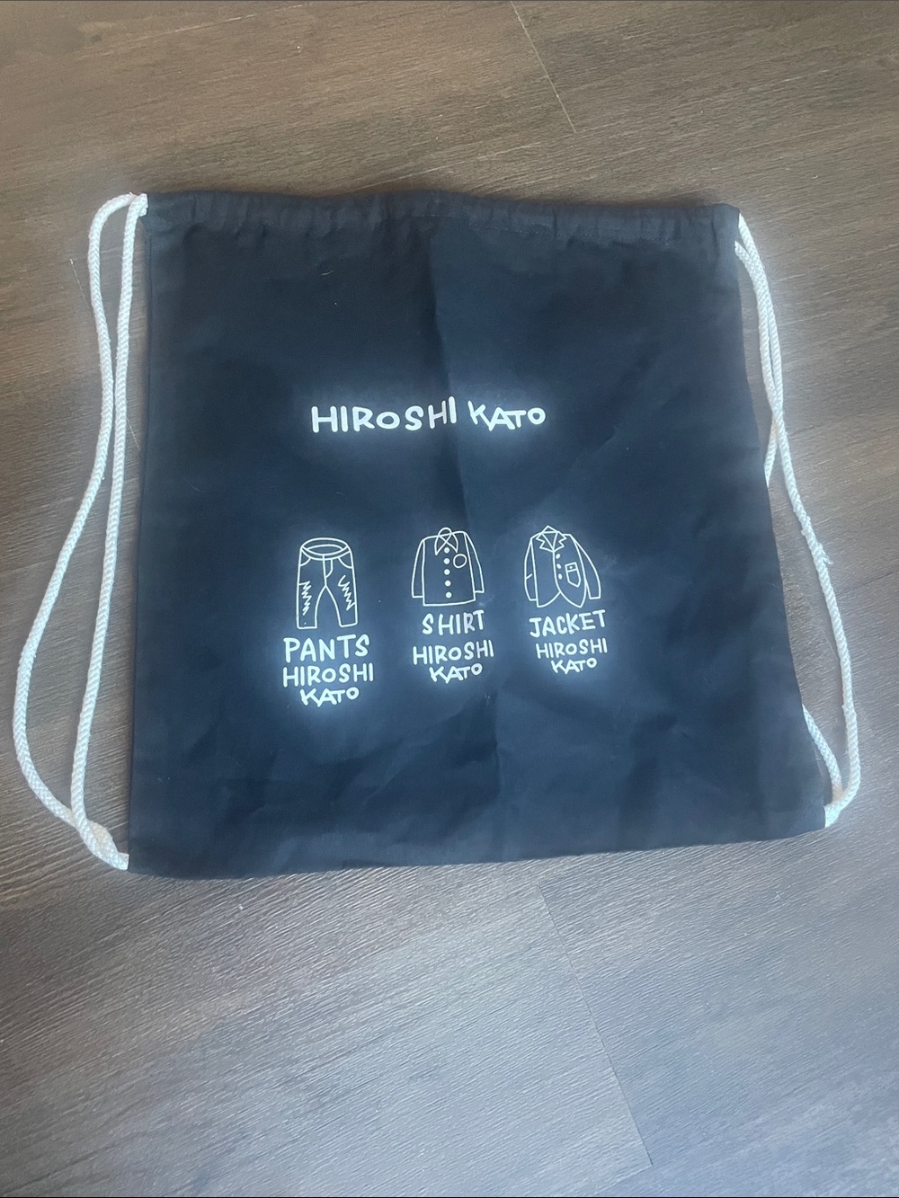 Black Drawstring Bag